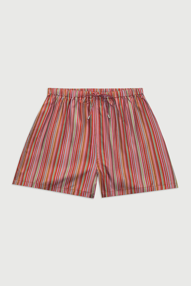 The Drawstring Short, Silk Twill